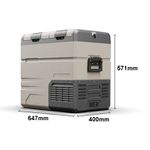 Geladeira Automotiva TOP55D - 12/24V -55L - DUAL ZONE - TOP RV