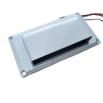 Grade de ventilação quadrado 1 vel. 12V- Branco