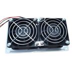 Grade de ventilação quadrado 1 vel. 12V- Branco