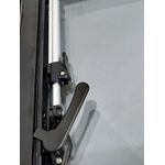 Janela basculante de acrilico 1450X550 com blackout e antimosca - aluminio bolha externa