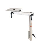 Base para Mesa de Metal Manual RETRATIL Desmontavel cor PRATA 