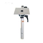 Base para Mesa de Metal Manual RETRATIL Desmontavel cor PRATA 