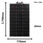 PAINEL SOLAR 250W MONOCRISTALINA TOPCON 72 CELULAS