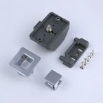 Fechadura Para Moveis Modelo Push Lock Cor CROMO modelo QUADRADO