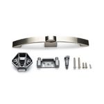 Fechadura Para Moveis Modelo Camber Cor Prata Fosco Pequeno 128Mm