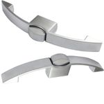 Fechadura Para Moveis Modelo Cor Prata Fosco Grande 160mm