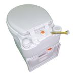 Sanitario Cassete Slim Ceramica Misto - Completo com entrada de agua por bomba - TOP RV
