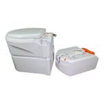 Sanitario Cassete Slim Ceramica Misto - Completo com entrada de agua por bomba - TOP RV