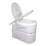 Sanitario Cassete Slim Ceramica Misto - Completo com entrada de agua por bomba - TOP RV