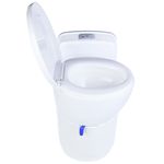 SANITARIO CASSETE COM ASSENTO GIRATÓRIO RESERVATORIO 17,2 LITROS E PORTA DE SAIDA 400X400