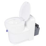 SANITARIO CASSETE COM ASSENTO GIRATÓRIO RESERVATORIO 17,2 LITROS E PORTA DE SAIDA 400X400