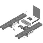 MECANISMO SLIDE OUT UTILIZADO EM MOTORHOME OU TRAILER MARCA LIPPERT MODELO 367134