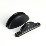 Suporte Para Fixacao De Porta Externa Succao cor PRETO