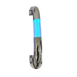 Corrimão de entrada para trailer ou motorhome 12V Cromado com Led Azul