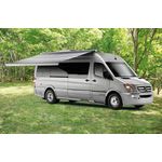 Toldo para motorhome ou trailer - Cassete de Teto 4.000mm - Toldo Cinza - Braço Branco - Marca RoofPro