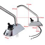 TORNEIRA DE AGUA COM ACIONAMENTO 12V GIRO 360 COR CROMO - MODELO FA12V