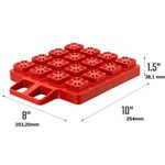 Kit Com 10 Calço Plastico Valterra Para Motorhome Até 18T Valterra A10-0920