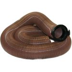 Mangueira de conexão corrugada para drenagem para serviço liquido EZ Flush, 20' cor marrom Modelo Valterra D04-0087