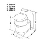 Sanitário Cassete C223-CS - Thetford