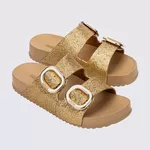 Melissa Cozy Glitter Dourada