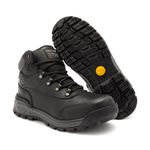 Bota Cano Curto Track Said Detroid Couro Legitimo Preto