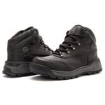 Bota Cano Curto Track Said Detroid Couro Legitimo Preto