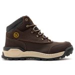 Bota Cano Curto Track Said Detroid Couro Nobuck Café