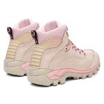 Bota Feminina Chicago - Saara /Rosa Coturno em Couro Legìtimo com C.A. 50.885 - Power Girl