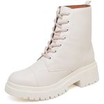 Coturno Tratorado Off White Salto Baixo