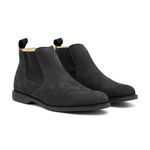 Botina Masculina Quarto de Milha Nobuck Preto