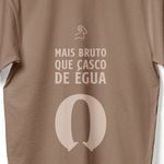 Camiseta Masculina Ferragon Boots Marron
