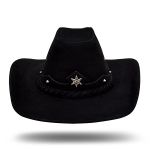Chapéu Lacaune Nobuck Preto