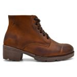 Bota Feminina Morgan Nobuck Stonado Conhaque