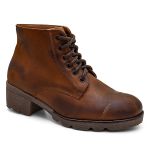 Bota Feminina Morgan Nobuck Stonado Conhaque