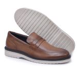 Sapato de Couro Casual Amarok Mogno