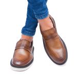 Sapato de Couro Casual Amarok Mogno