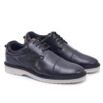 Sapato de Couro Casual Amarok Preto