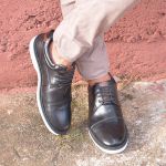 Sapato de Couro Casual Amarok Preto