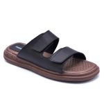 Sandália de Couro Angra Preta