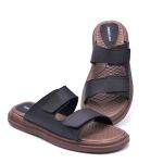 Sandália de Couro Angra Preta