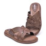 Sandália de Couro Angra Café