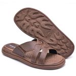 Sandália de Couro Angra Café