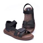 Sandália de Couro Angra Preta