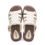 Sandália de Couro Angra Off White