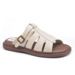 Sandália de Couro Angra Off White