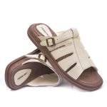 Sandália de Couro Angra Off White