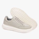 Tênis de Couro Bolt Off White