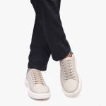 Tênis de Couro Bolt Off White