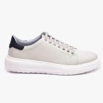 Tênis de Couro Bolt Off White