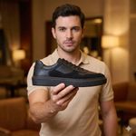 Tênis de couro Canada All Black